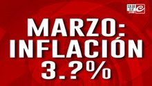 Marzo: inflación 3.?%