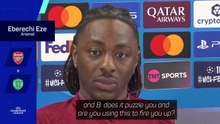'I don't care' - Eze's avoiding outside noise surrounding Arsenal's title hopes