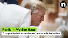 Donald Trump: Panik im Weißen Haus - Trump-Mitarbeiter senden verzweifelte Botschaften