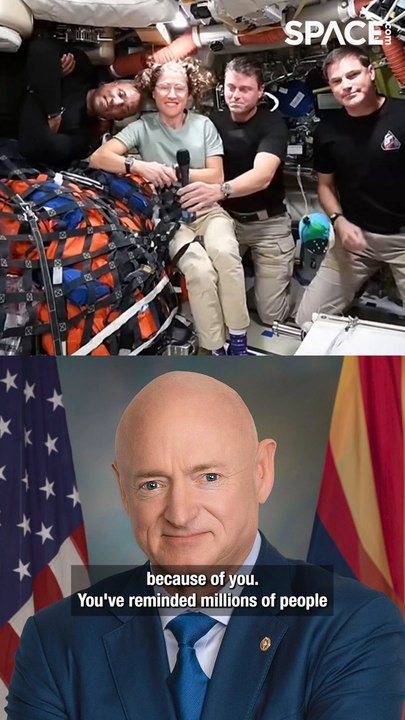 Watch When Senator Mark Kelly Asks Artemis 2 Crew About Fiery Re-entry