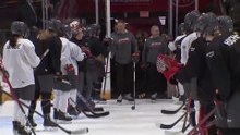 Mark Carney steals the show with goal and wild celebration in hockey game