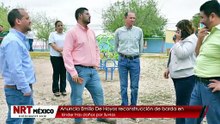 Anuncia Emilio De Hoyos reconstrucción de barda en kínder tras daños por lluvias