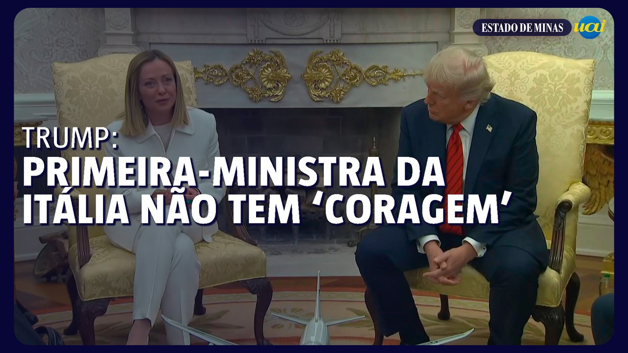 Trump rebate críticas e diz que Meloni não tem 'coragem' na guerra contra o Irã
