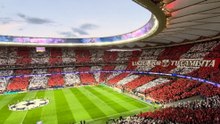 Espectacular mosaico en la grada del Metropolitano: "Lucha por tu camiseta"