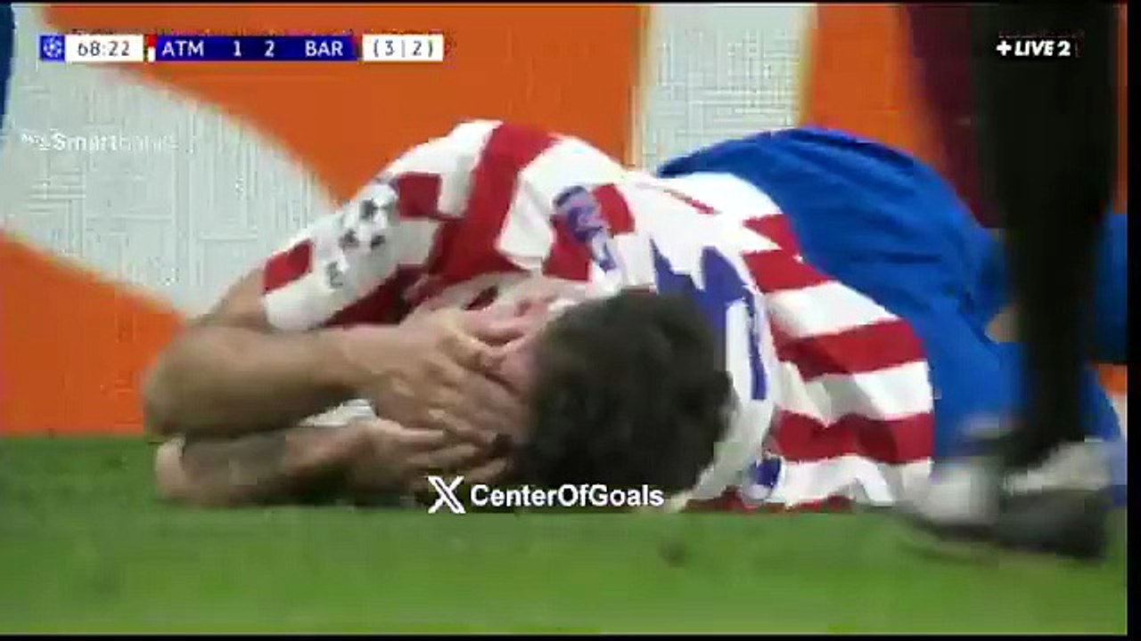 Matteo Ruggeri sufre aparatoso accidente ante el Barcelona