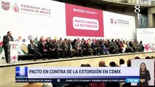 ¡Nueva tipificación del delito! Así es el pacto contra la extorsión presentado por Clara Brugada