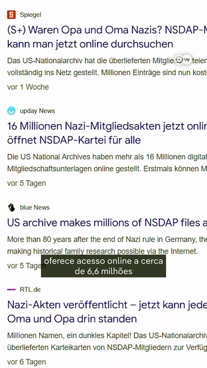 Meus avós eram nazistas?