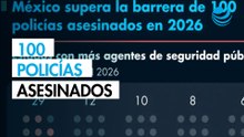 México supera la barrera de 100 policías asesinados en lo que va del 2026