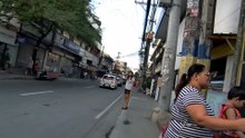 Street Level View on Primo Cruz Street in Mandaluyong City in the Philippines