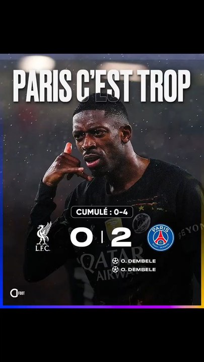 ⚽️😱🔴🔵🏆 LDC : LE PSG ÉCRASE LIVERPOOL ! DOUBLÉ DU BALLON D'OR DEMBÉLÉ ! EKITIKE KO POUR LE MONDIAL ! le braquage historique d'anfield sur js-sport tv ! 😱🔴🔵🏆paris est en demi-finale de la ligue des champions !