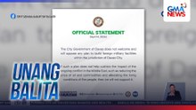Plano ng Amerika na maglagay ng oil depot sa Davao Region, pinalagan ng Davao City gov't | Unang Balita