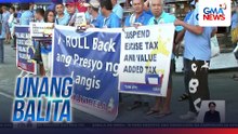 Big-time price rollback sa petrolyo, panawagan ng mga lumahok sa tigil-pasada ng grupong MANIBELA | Unang Balita