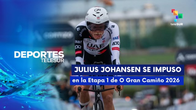 DEPORTES TELESUR | Julius Johansen se impuso en jornada inaugural de la O Gran Camiño 2026 14-04-2026