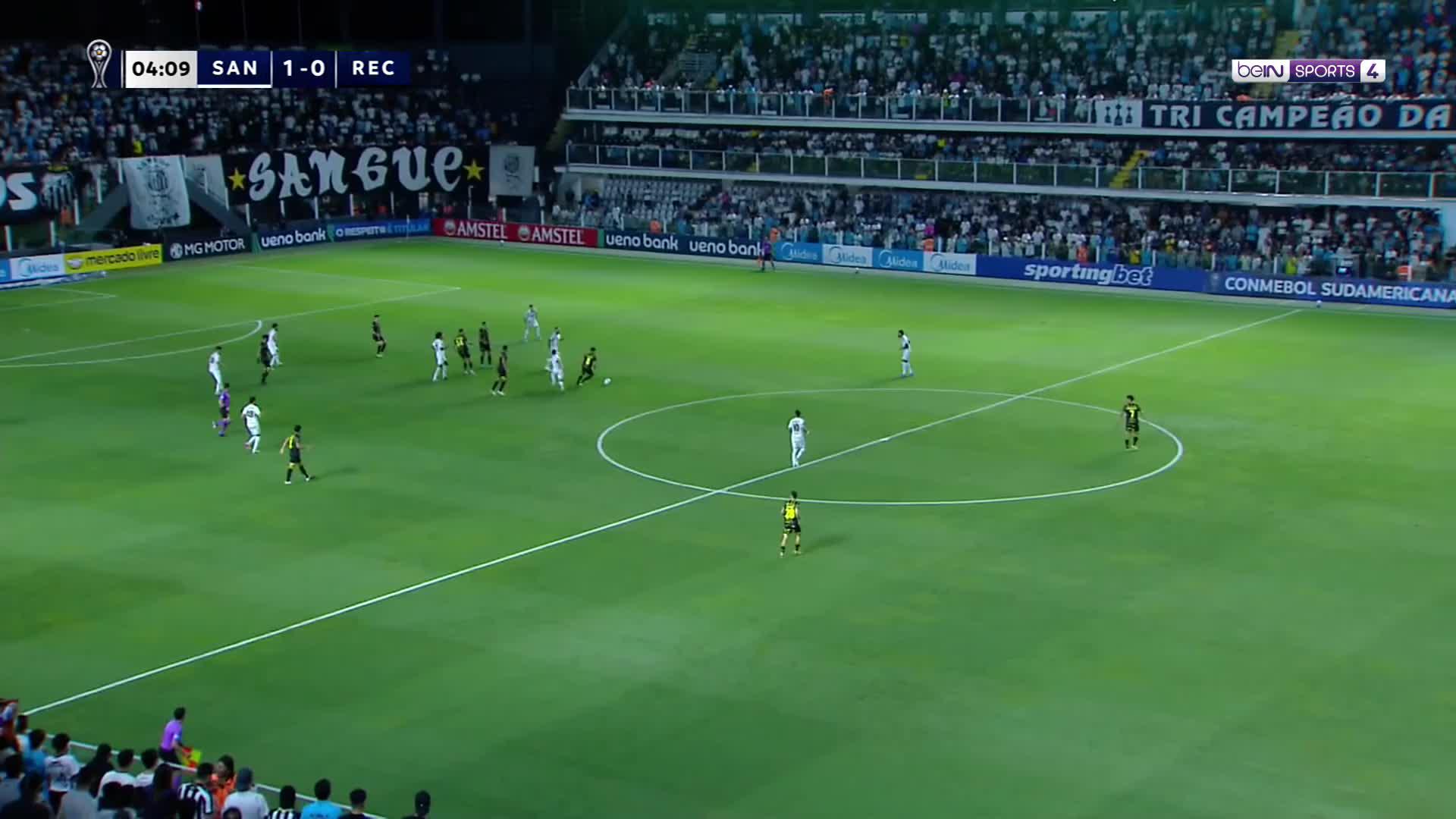 Neymar Opens The Score With First Sudamericana Goal with Santos | beIN SPORTS USA