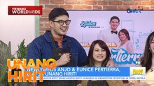 Anjo at Eunice, nagluto ng sinigang sa kanilang first TV appearance bilang mag asawa | Unang Hirit