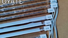 Model No. 0-900-89-855-4 355mm 2500w Shortwave Quartz Halogen Heating Elements for PET Blowing