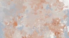 Abstract Digital Painting with Peach and Gray Tones