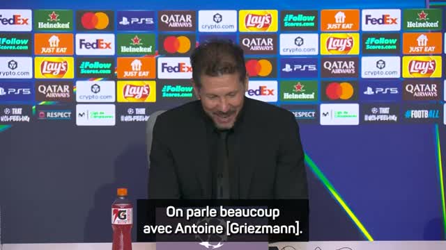 Atlético - Simeone : “Griezmann est un génie du football”