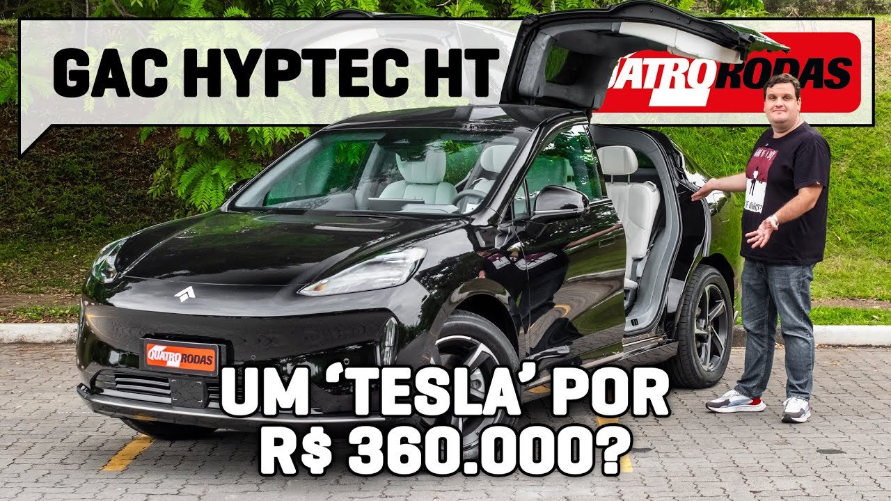 GAC Hyptec HT tem portas ASA DE GAIVOTA e é o carro familiar que NINGUÉM ESPERAVA