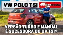 VW POLO TSI é maior e mais RÁPIDO que UP! TSI (e sem tampa preta)