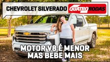 Chevrolet Silverado é LUXUOSA e tem Google e Wi-Fi, mas V8 menor BEBE MAIS