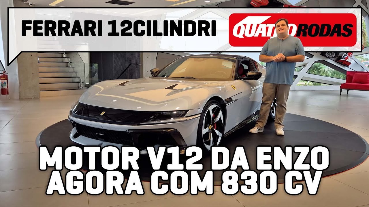 Ferrari 12Cilindri CUSTA QUASE R$ 8 milhões e já tem 20 vendidas no Brasil