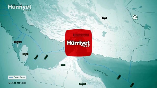 ABD'nin Hürmüz Boğazı çevresindeki savaş gemileri