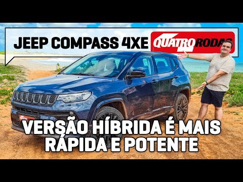 Jeep Compass 4XE: SUV híbrido é 146% mais econômico com motor 1.3 turbo
