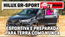 Toyota Hilux GR-Sport: TESTAMOS a picape de 224 cv que CORRE até na terra