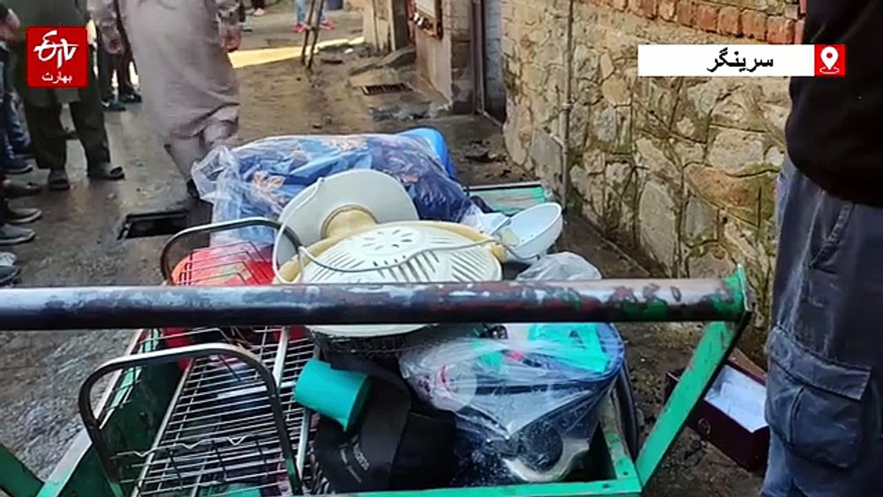 سرینگر: نوہٹہ کے چندپورہ میں نصف شب آتشزدگی، سات رہائشی مکانات خاکستر
