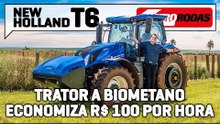 New Holland T6: primeiro TRATOR A BIOMETANO do Brasil não polui e ECONOMIZA R$ 100 por hora