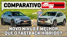 VW Nivus 2025 contra Fiat Fastback Hybrid: COMPARAMOS os SUVs cupês!