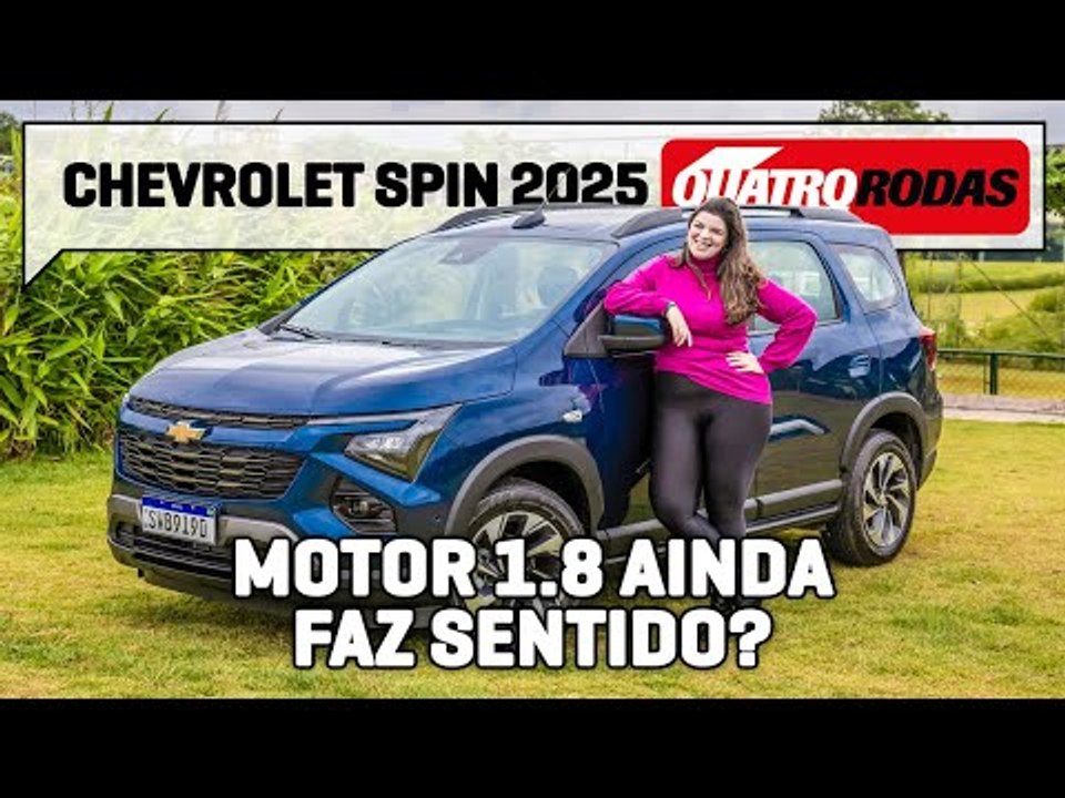 Chevrolet Spin 2025 MUDOU quase tudo, mas o VELHO 1.8 se defende?