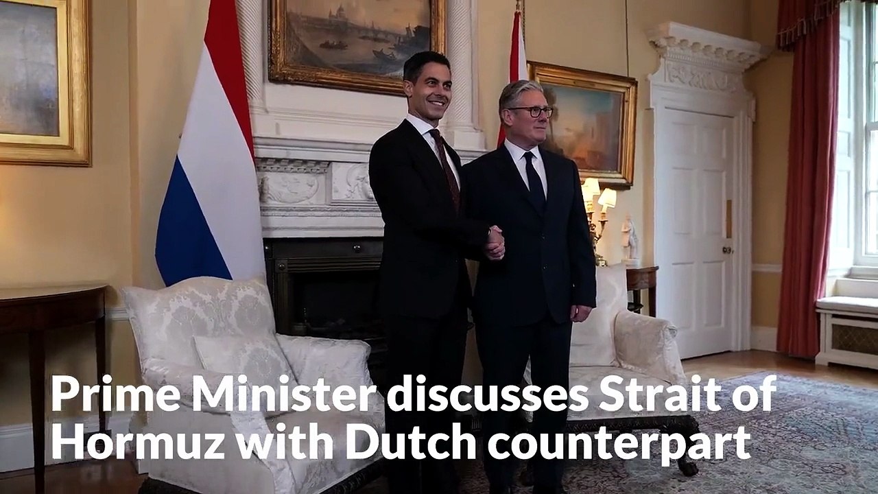 Prime Minister discusses Strait of Hormuz with Dutch counterpart