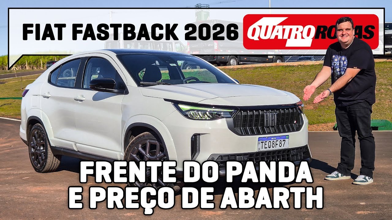 Fiat Fastback 2026  se rende ao TETO PANORÂMICO...