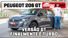 Peugeot 208 2025 COMBINA motor turbo e visual alinhado com a Europa