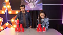 ‘Stars on the Floor’ 2026: Rocco, Sophia play ‘Tower Relay’ challenge