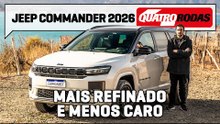 Jeep Commander 2026 tem câmbio da Rampage e fica R$ 20.000 MAIS BARATO