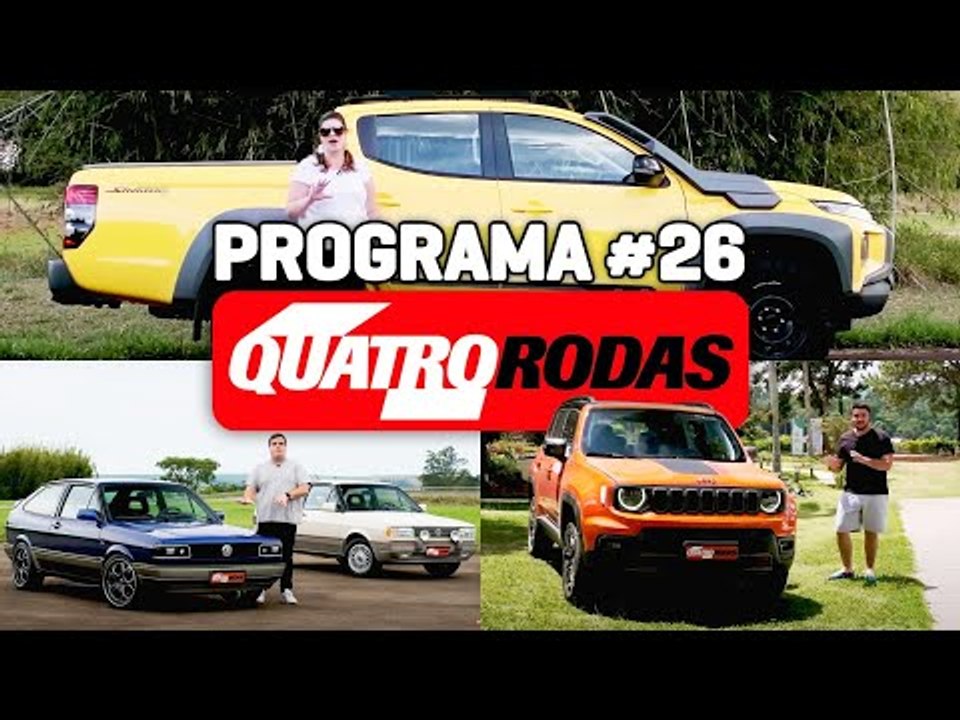 PROGRAMA QUATRO RODAS #26 - Tudo sobre VW Gol elétrico, Renegade 4x4 e L200 Savana (25/11/2023)