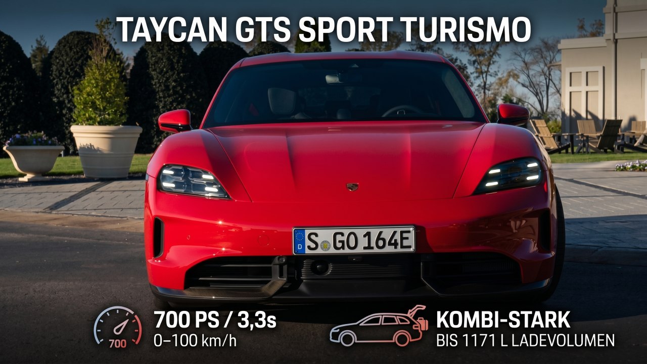 Porsche Taycan GTS Sport Turismo: Luxus, Technik & Fahrspaß