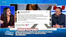 Sarah Santaolalla regresa a Mediaset y acaba haciendo el ridículo tras su ataque homófobo a Vito Quiles