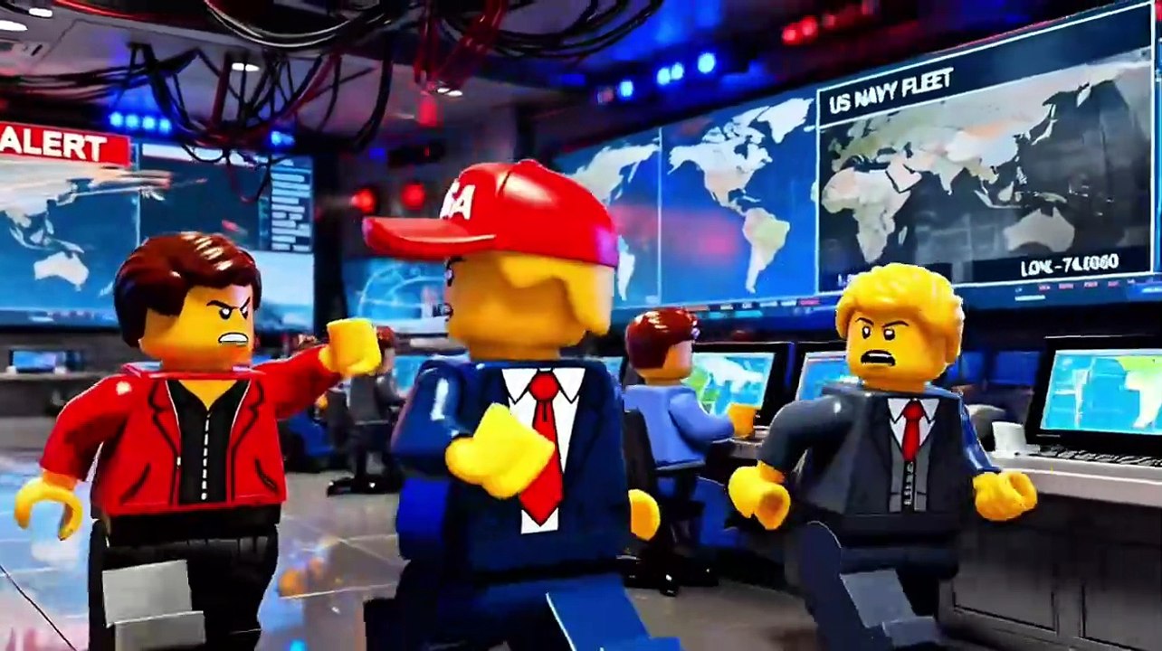 TRAPPED IN LIES 🔥🔥🔥 StoryGoes Viral @militarylegoai #iran  LEGO Drill  #lego #trending #usa