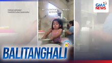 2-year-old, independent girl ang peg sa pagsandok ng pagkain at pagliligpit sa kinain | Balitanghali