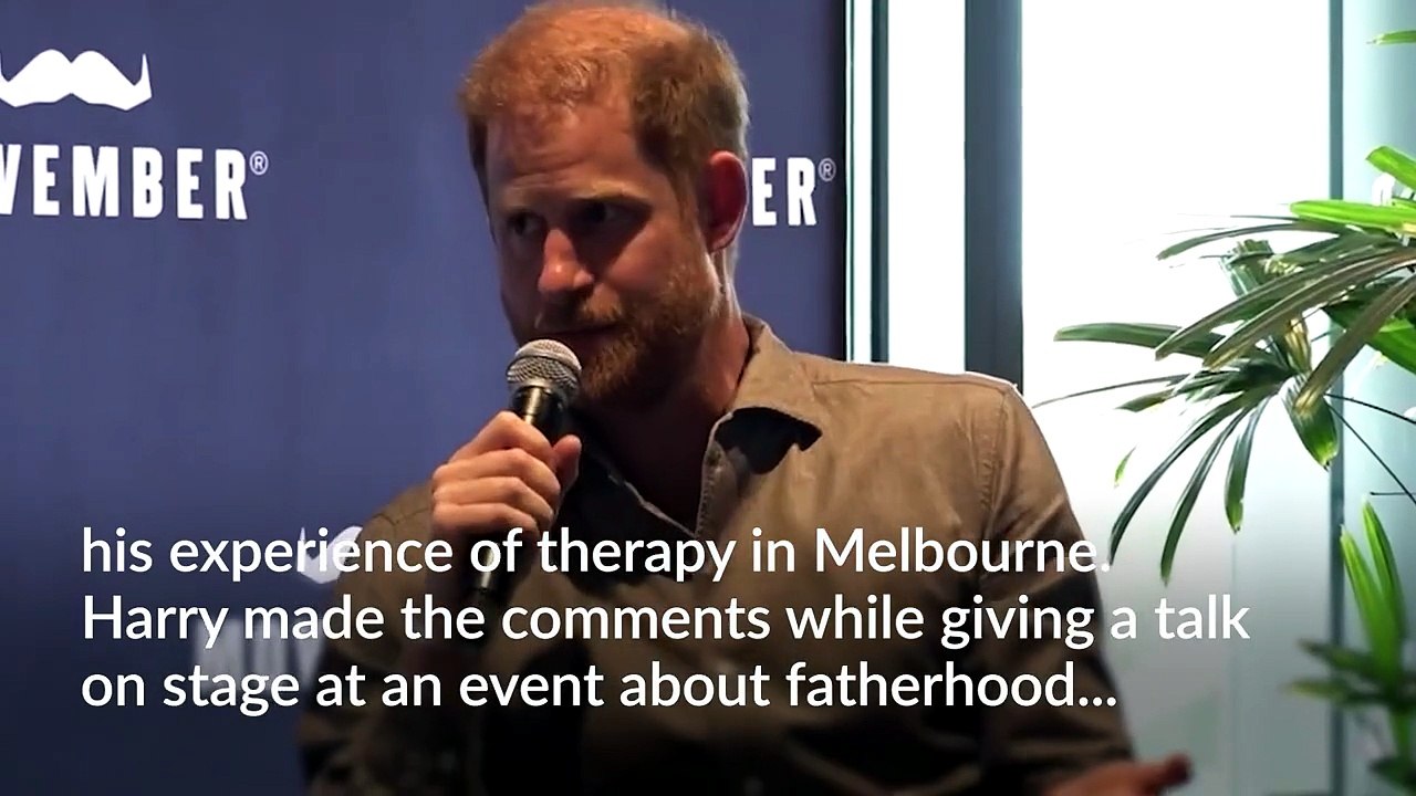 Harry: I needed to deal with ‘stuff from the past’ before having children