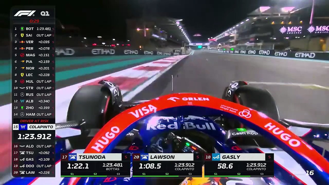 Qualifying Highlights | 2024 Etihad Airways Abu Dhabi Grand Prix (720p)