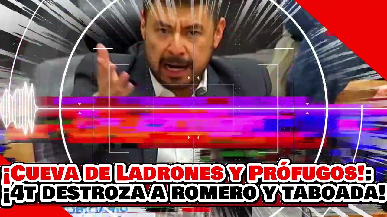 🔥🚨¡SON UNA CUEVA DE LADRONES Y PRÓFUGOS! ¡MORENA DESTROZA a los PANARKOS ROMERO y TABOADA!