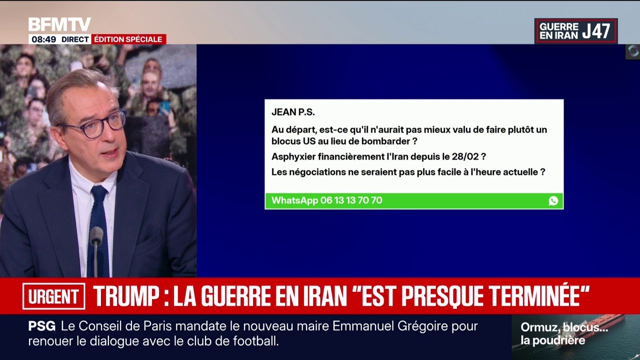 Guerre au Moyen-Orient: un blocus américain aurait-il été préférable aux bombardements?