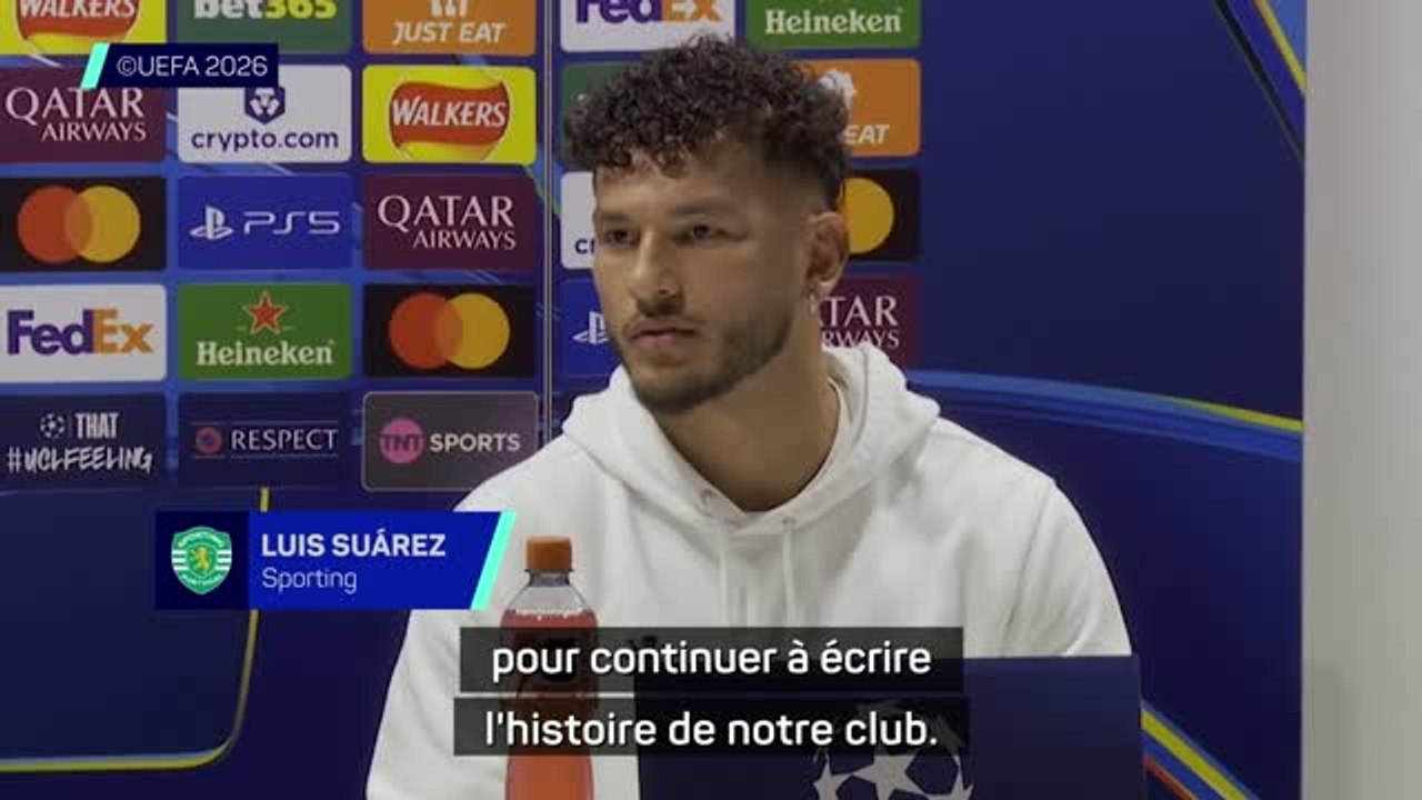 Sporting - Face à Arsenal, Suárez compte bien "continuer à écrire l'histoire" des Leões