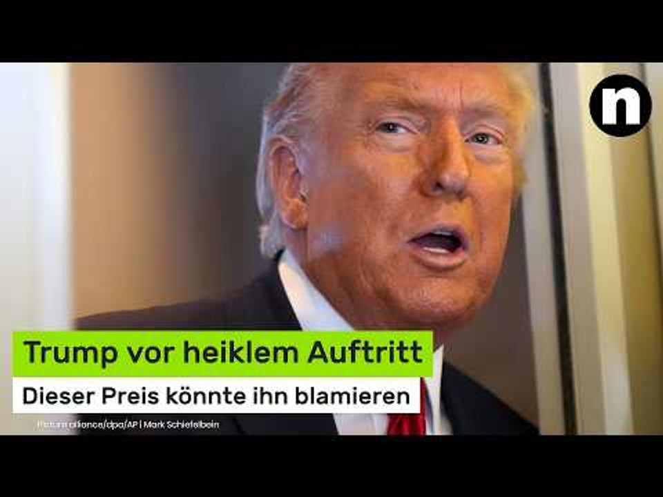 Donald Trump: Trump vor heiklem Auftritt - dieser Preis könnte ihn blamieren