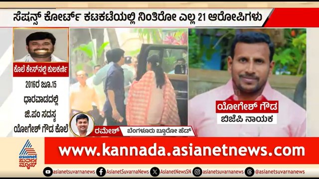 ಯೋಗೇಶ್ ಗೌಡ ಕೊಲೆ ಕೇಸ್ ತೀರ್ಪಿಗೆ ಕ್ಷಣಗಣನೆ; ಎಲ್ಲಾ ಆರೋಪಿಗಳು ಕೋರ್ಟ್ ಗೆ ಹಾಜರು |Vinay Kulkarni |Yogesh Gowda